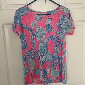 Lilly Pulitzer Linen Top, XS